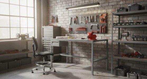 Accessoires pour tables d'atelier de base