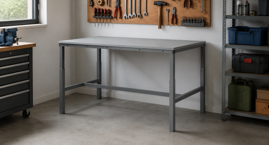 Tables d'atelier en acier