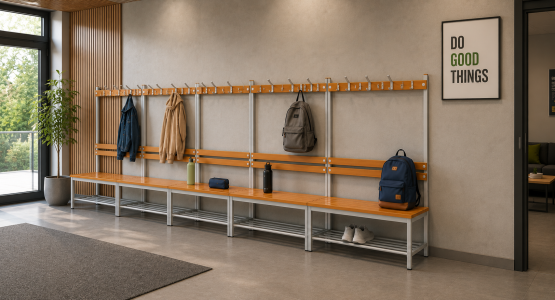 Banc avec cintre