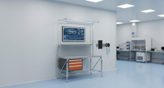 Tables antistatiques réglables en hauteur