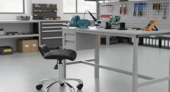 Accessoires pour tables d'atelier avec superstructure