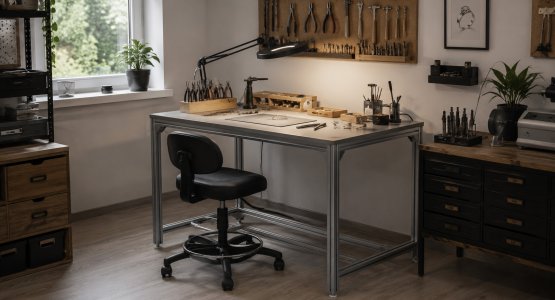 Tables du système en aluminium