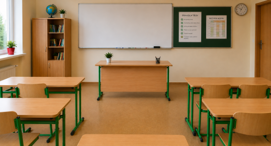 Bureaux et chaises pour enseignants