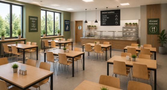 Tables à manger pour la cafétéria de l'école