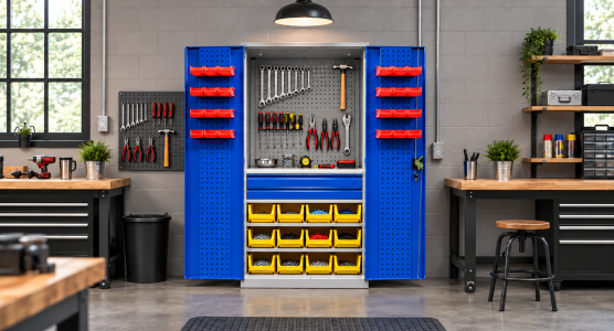 Armoires pour l'atelier avec portes battantes