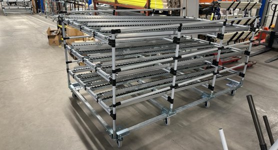 Guidage pour pistes à rouleaux