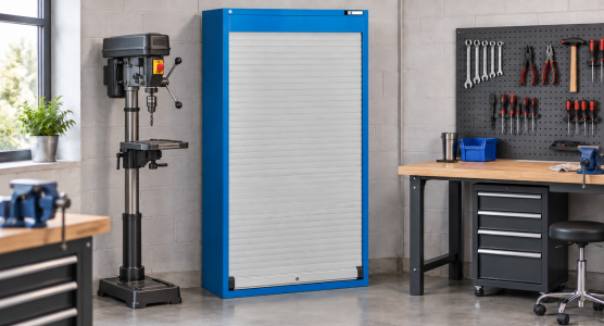 Armoires d'atelier à portes roulantes