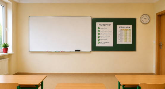 Tableaux noirs et paperboards scolaires