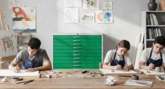 Armoires à dessins et à cartes