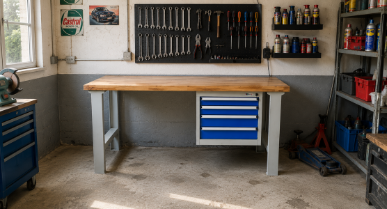 Tables et ponkies pour le garage