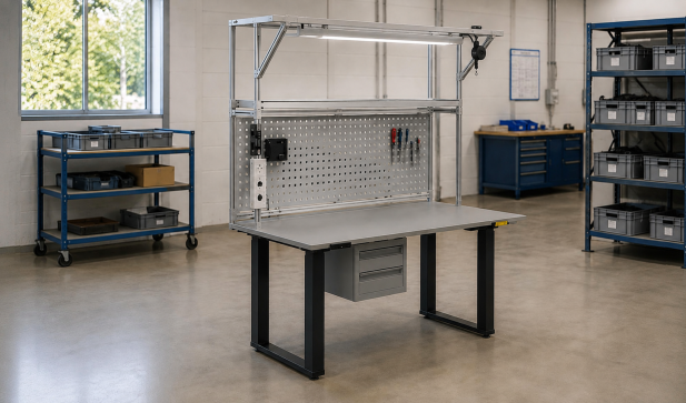 Nouveaux bureaux ESD réglables en hauteur pour un travail en toute sécurité